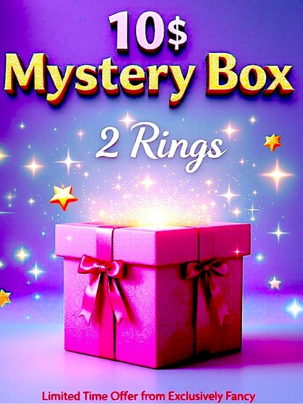 2 Rings for $10 - Limited Time - Mystery Box